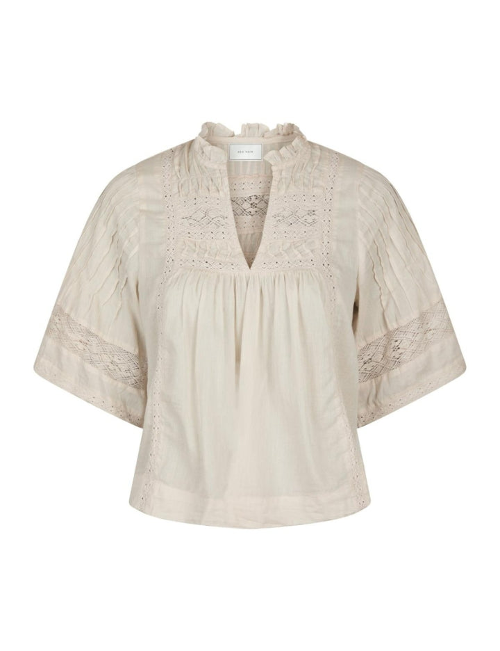 164703 Siama S Voile Blouse_Ivory_Packshot_0