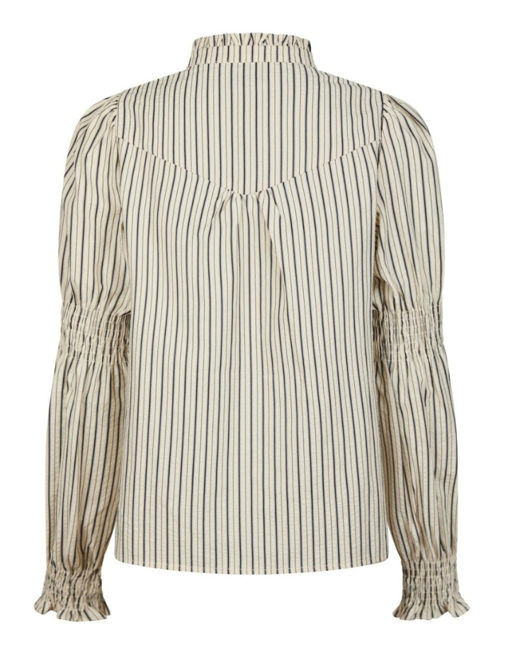 164669 Camilla Contrast Blouse_Creme_Packshot_1