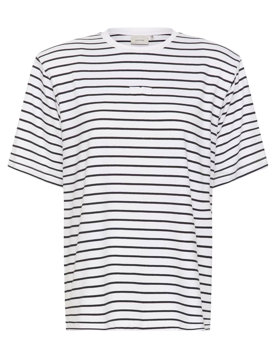 10909343 SamurillyGZ striped tee_White black stripe_Packshot_0