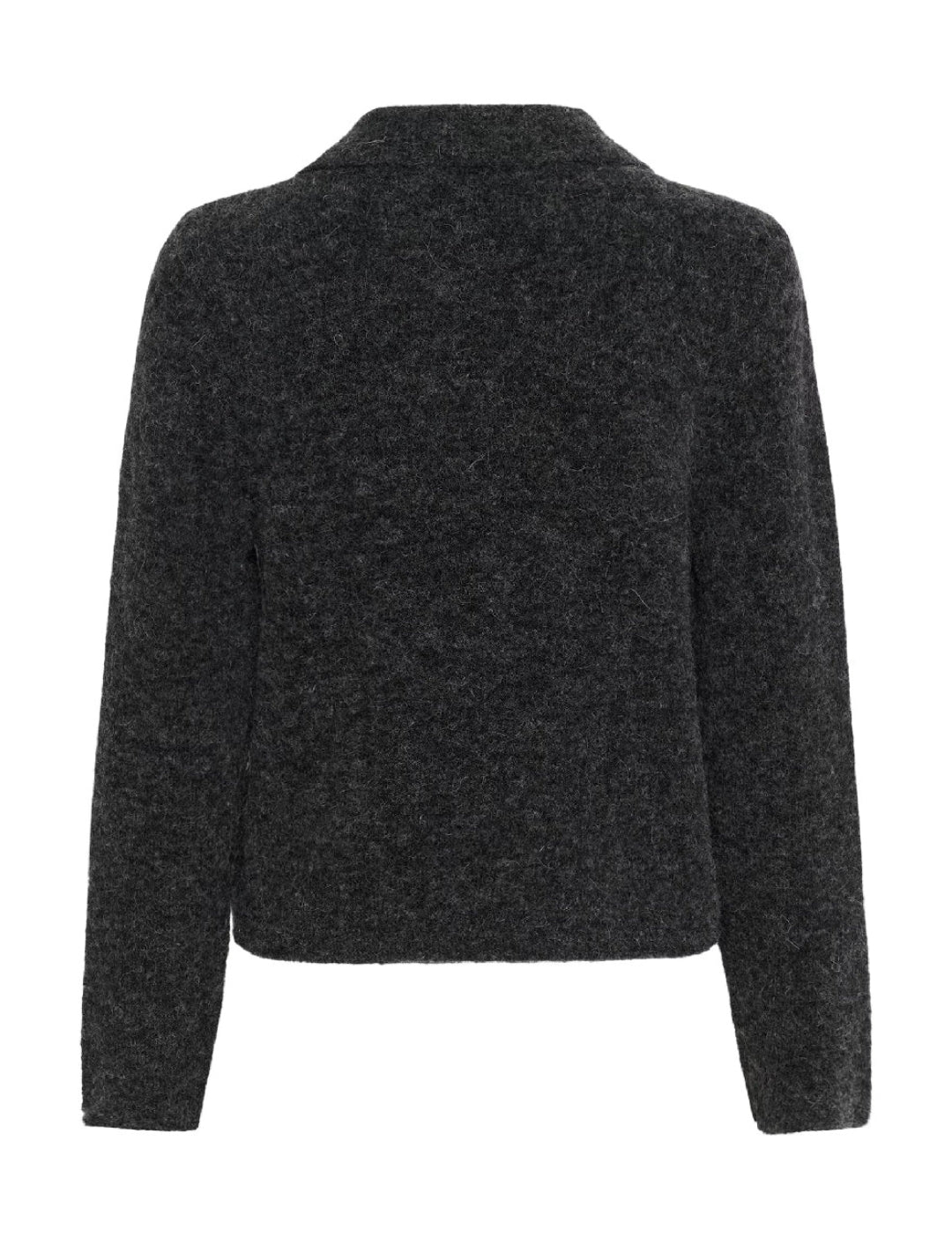 10910589 GZalpha polo pullover_Charcoal melange_Packshot_1