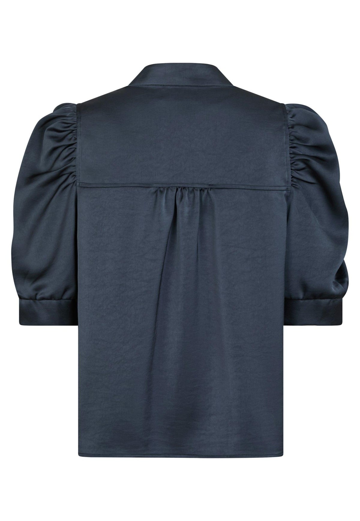 162590 Roella Heavy Sateen Blouse_Midnight Blue_Packshot_1