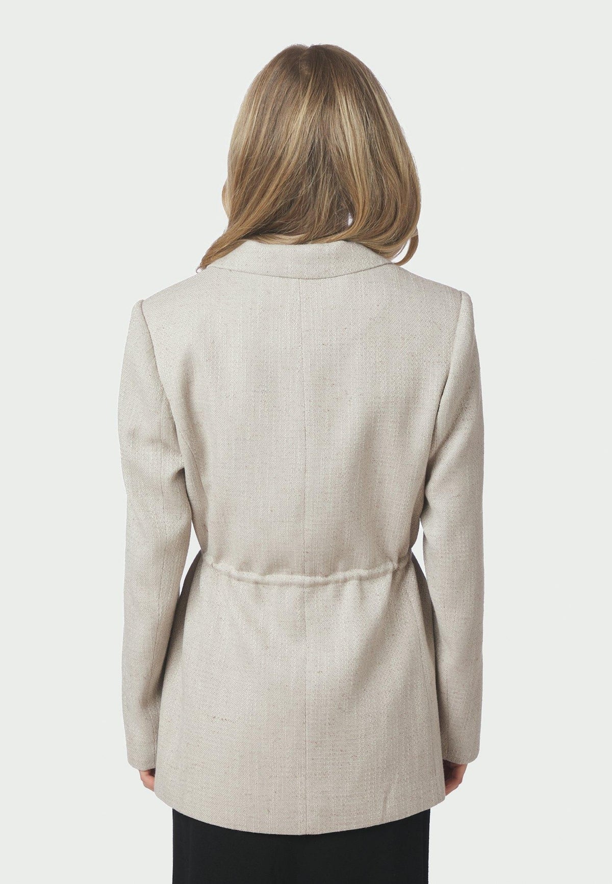 168251 Jemmie BouclÚ Blazer_Natural_Model_3
