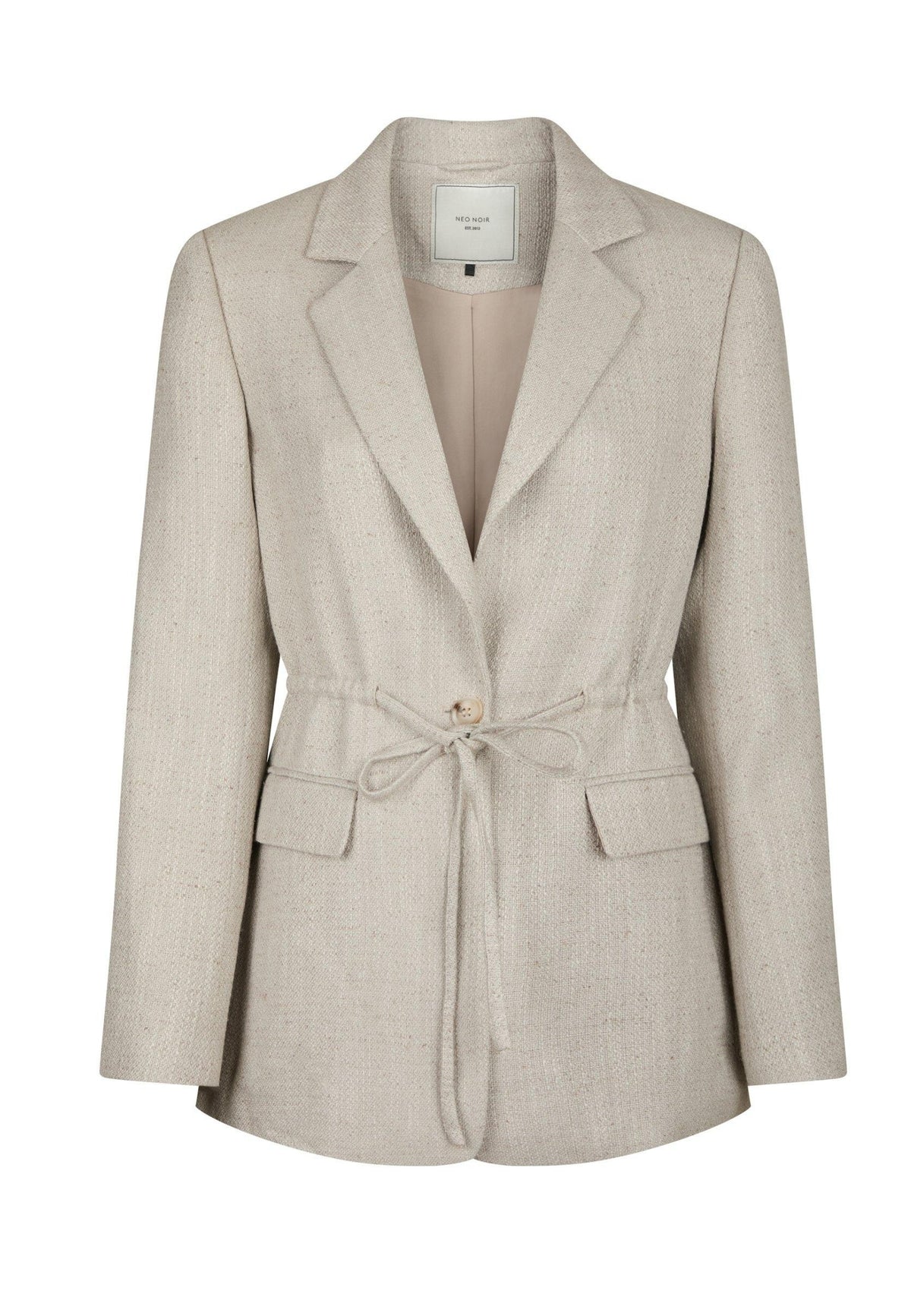 168251 Jemmie BouclÚ Blazer_Natural_Packshot_0