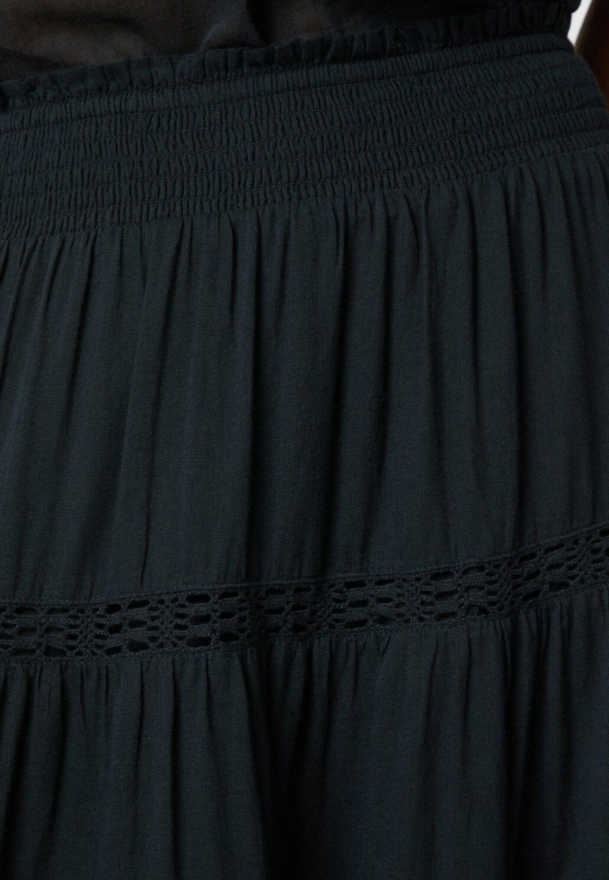 161872 Felicia S Voile Skirt_Navy_Model_2