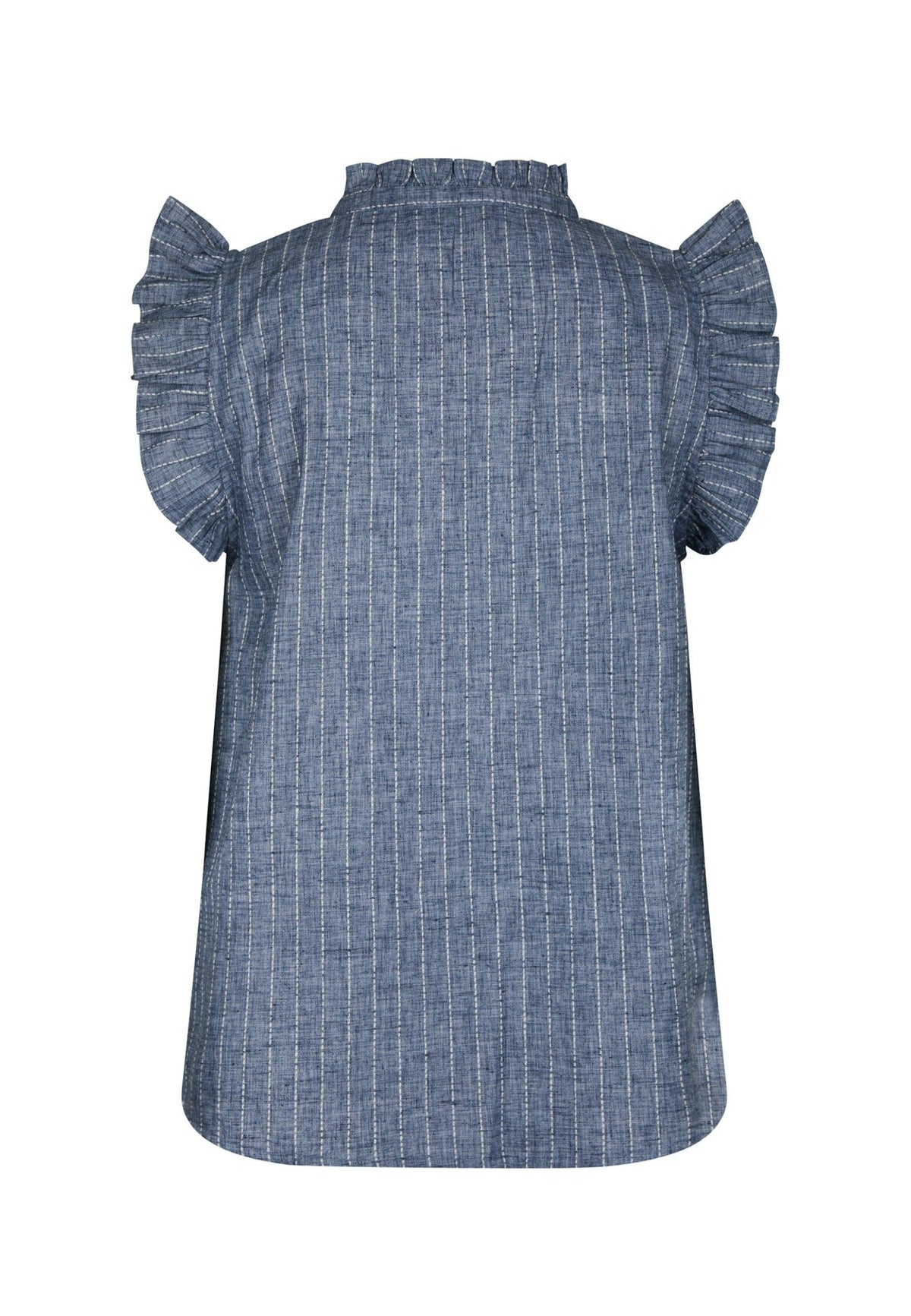 168373 Siona Emb Stripe Top_Blue_Packshot_1