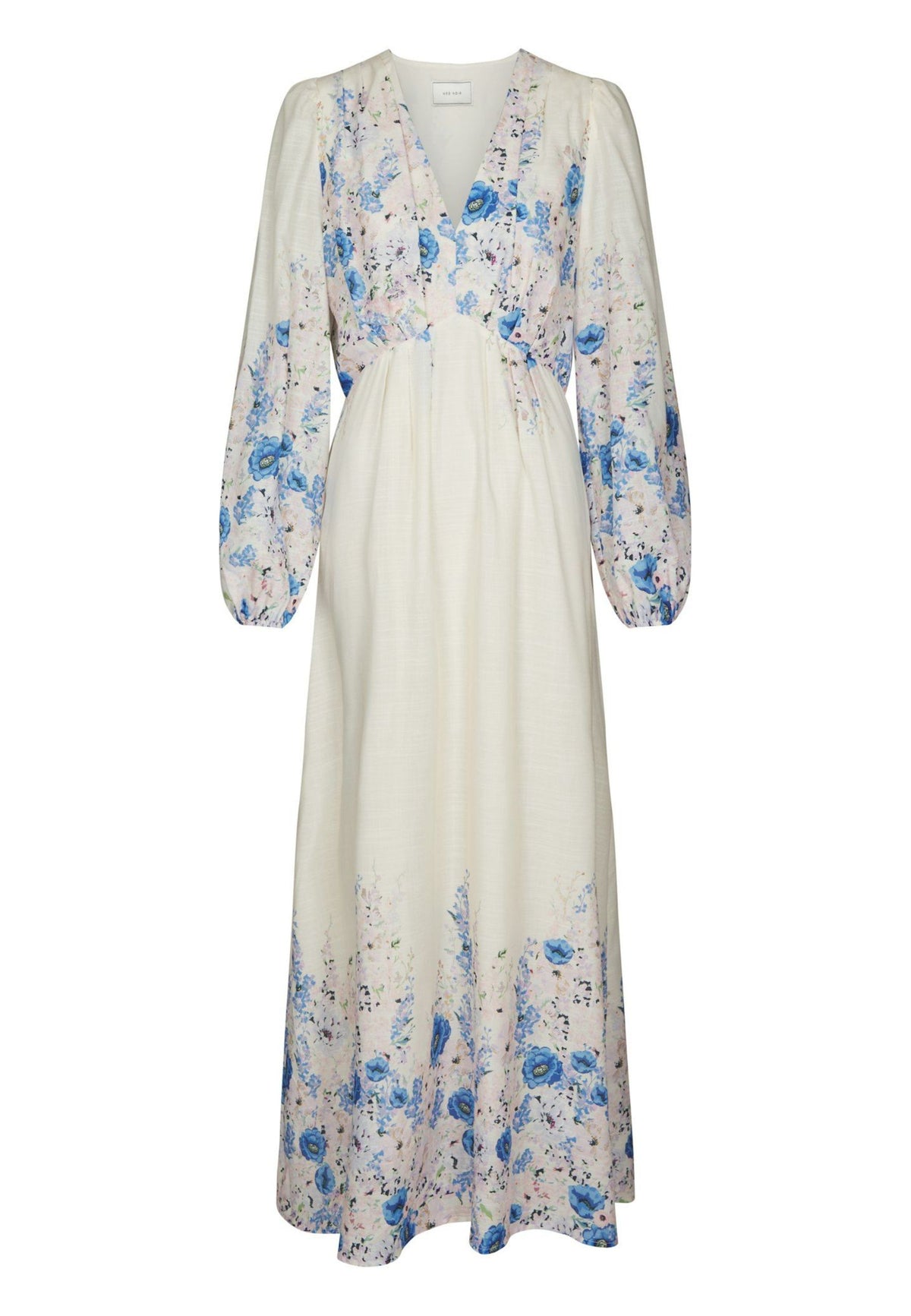 164828 Silfi Flower Print Dress_Blue_Packshot_0