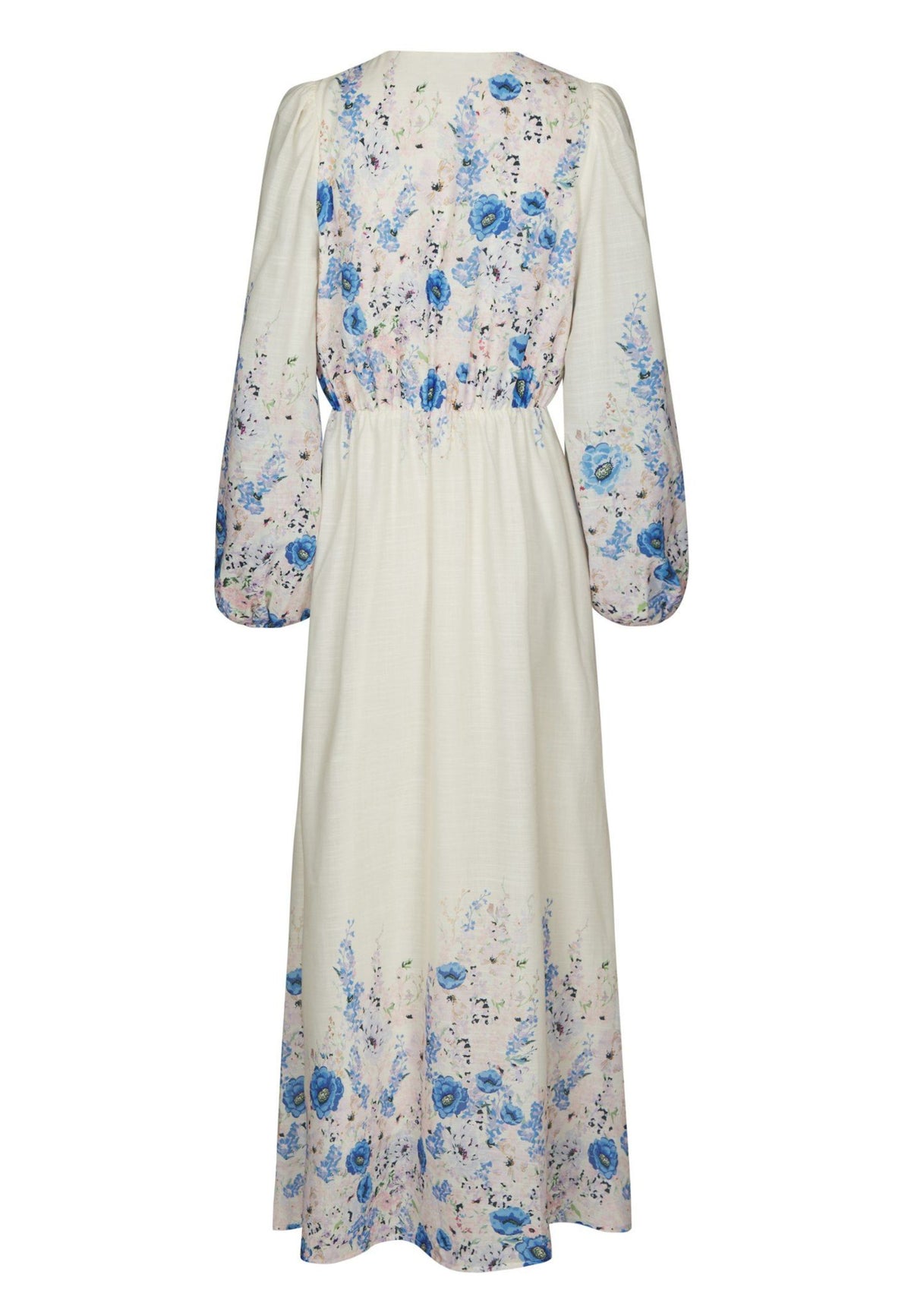 164828 Silfi Flower Print Dress_Blue_Packshot_1
