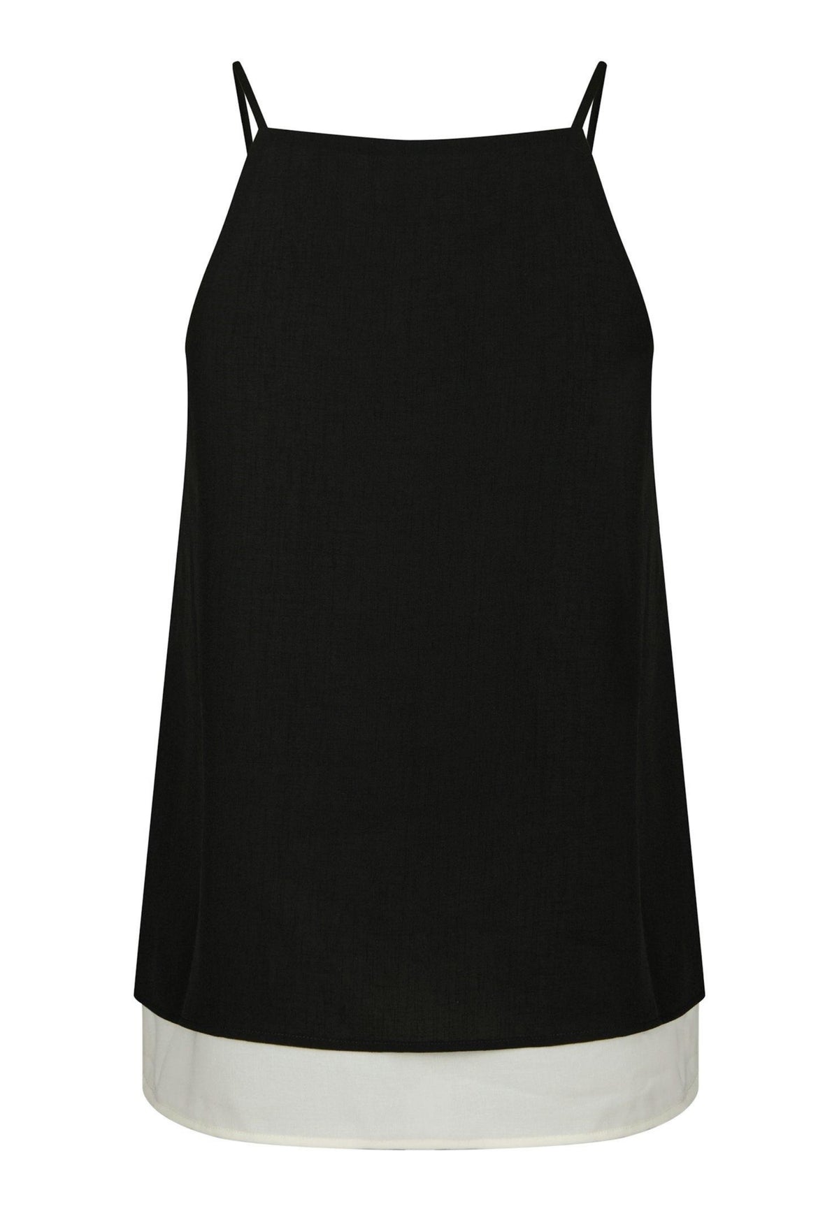 168485 Toril Chiffon Top_Black_Packshot_0