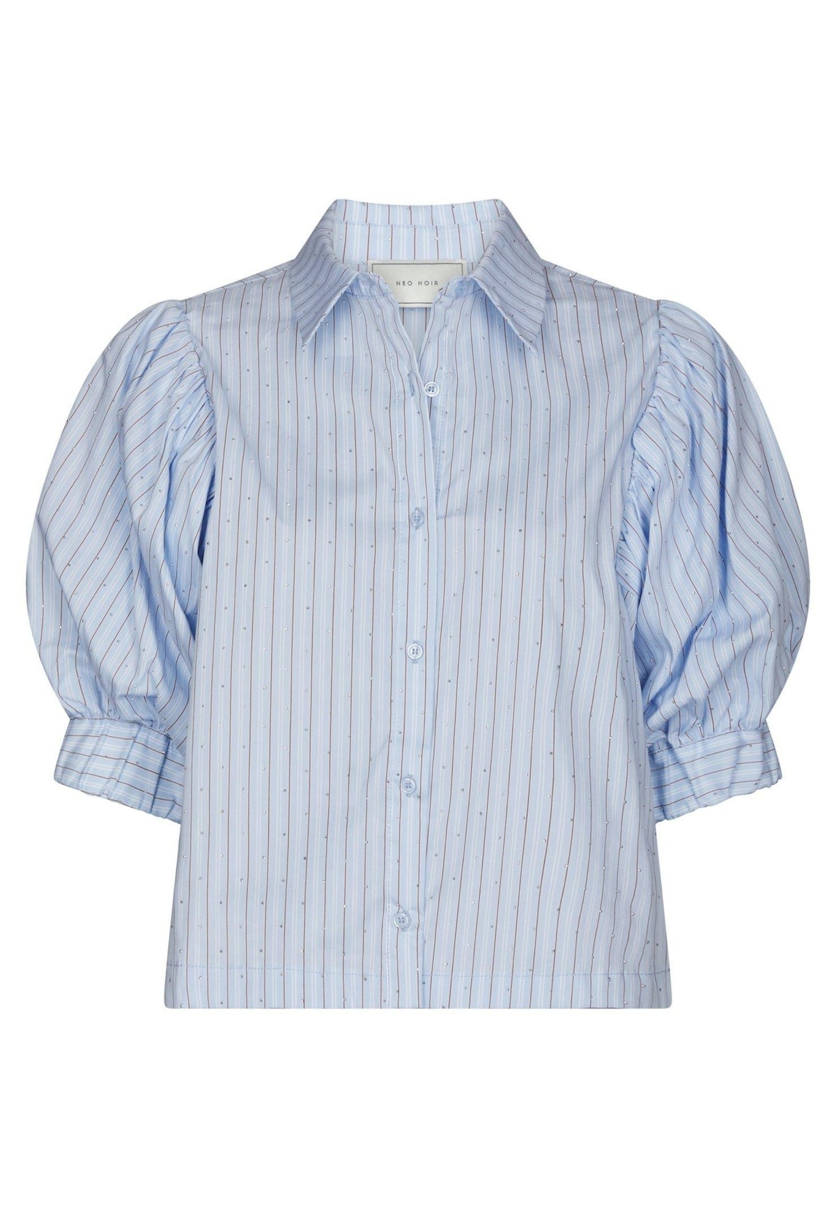 168625 Etta Stripe Stone Shirt_Light Blue_Packshot_0