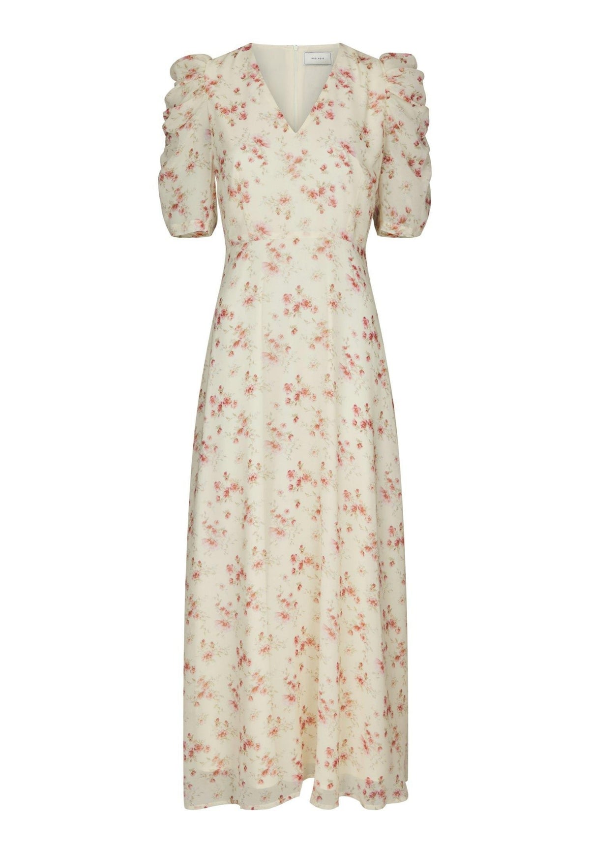169209 Vira Floral Dress_Creme_Packshot_0