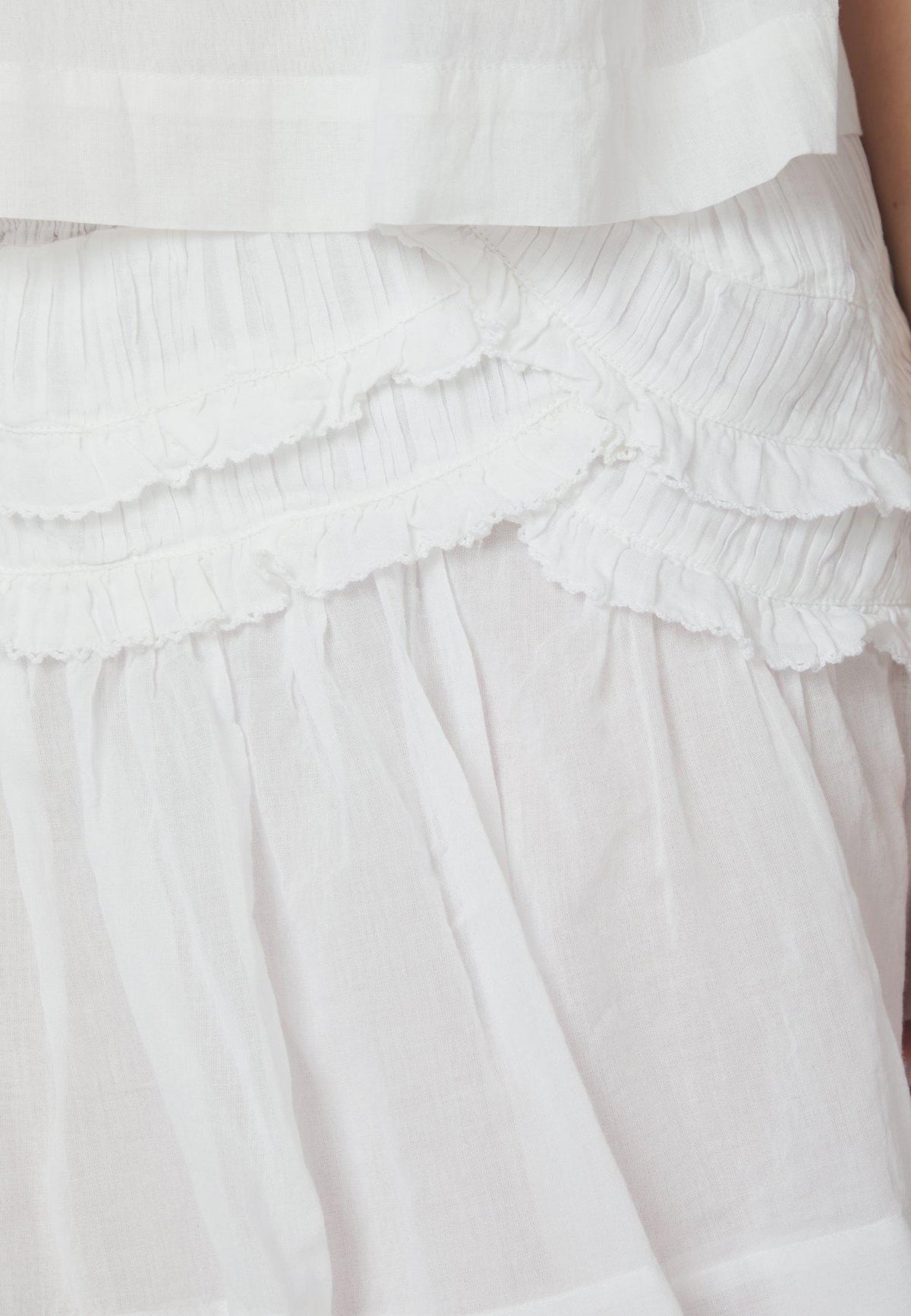 168897 Maliah S Voile Skirt_White_Model_1