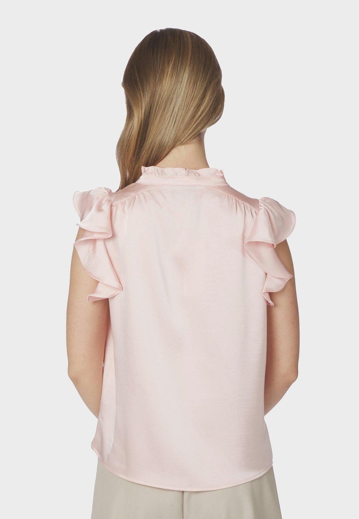 162668 Stella Heavy Sateen Blouse_Light Pink_Model_2