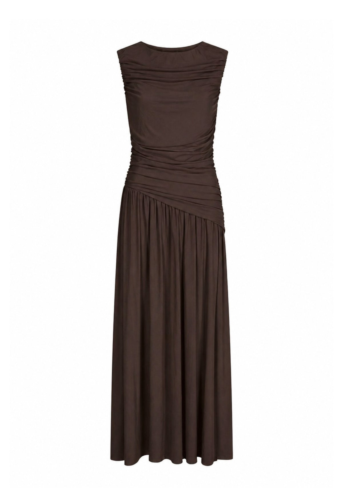 169169 Ludine Mesh Dress_Brown_Packshot_0