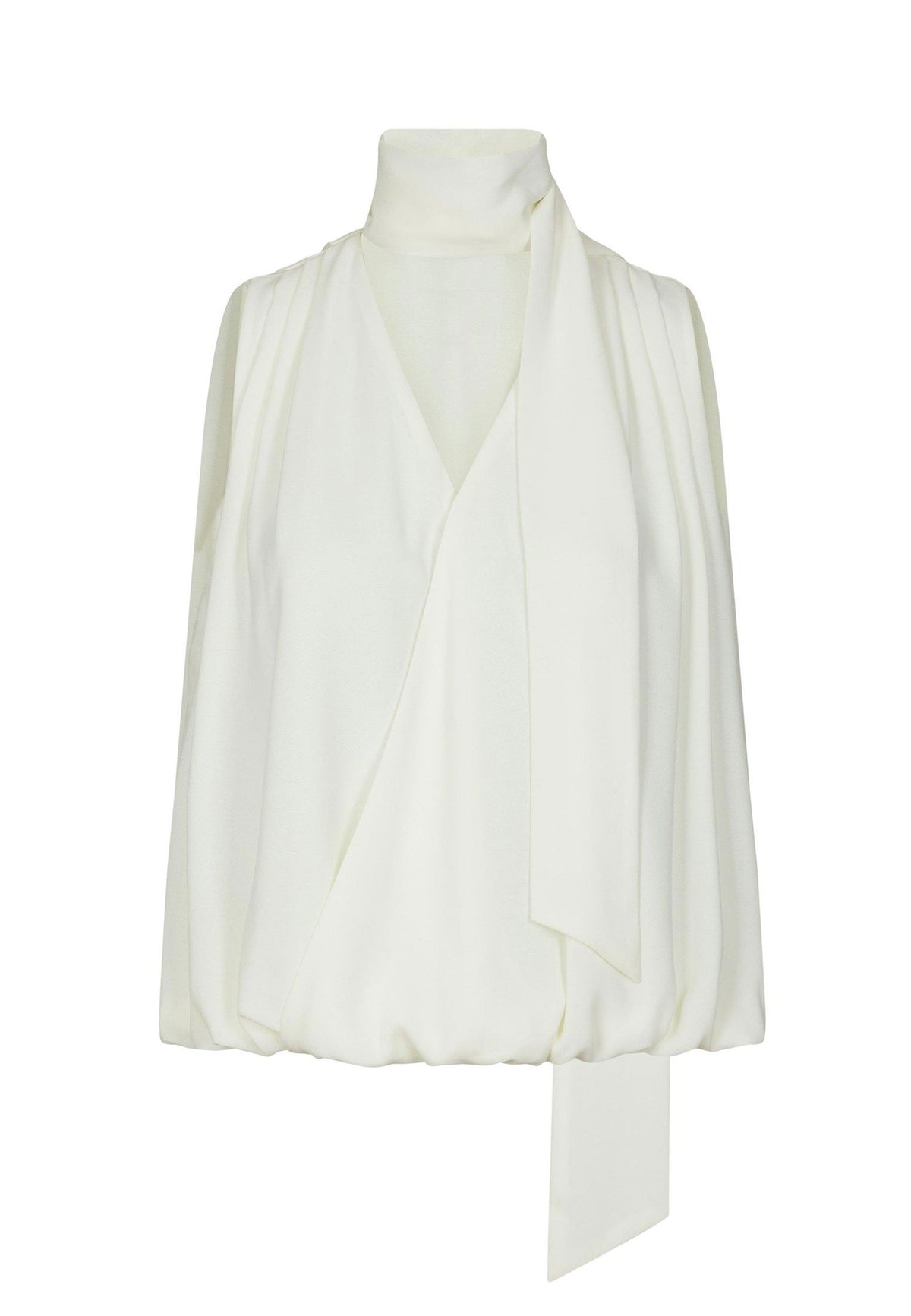 170014 Enge Chiffon Top_Off White_Packshot_0