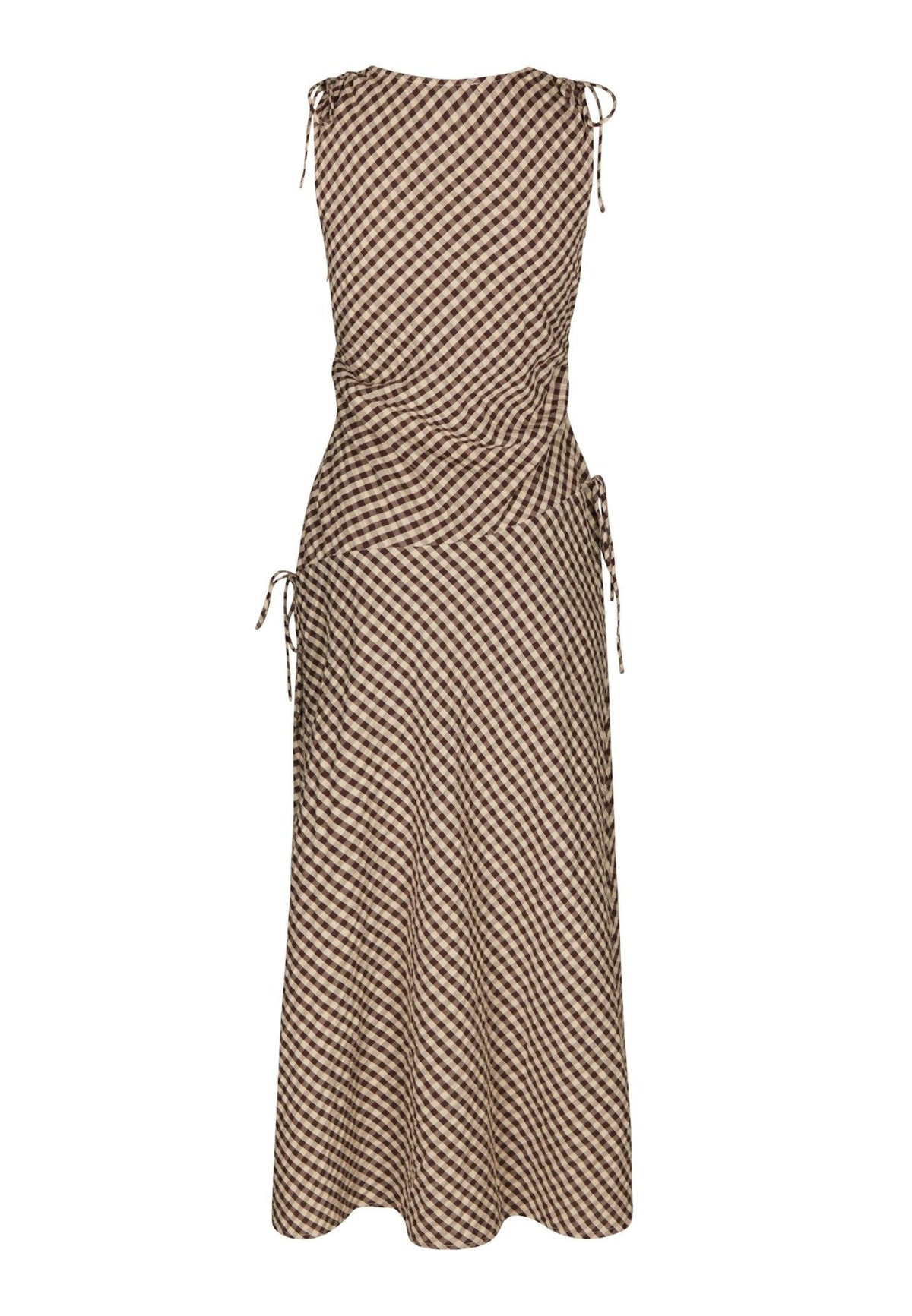 169578 Paxton Check Dress_Brown_Packshot_1