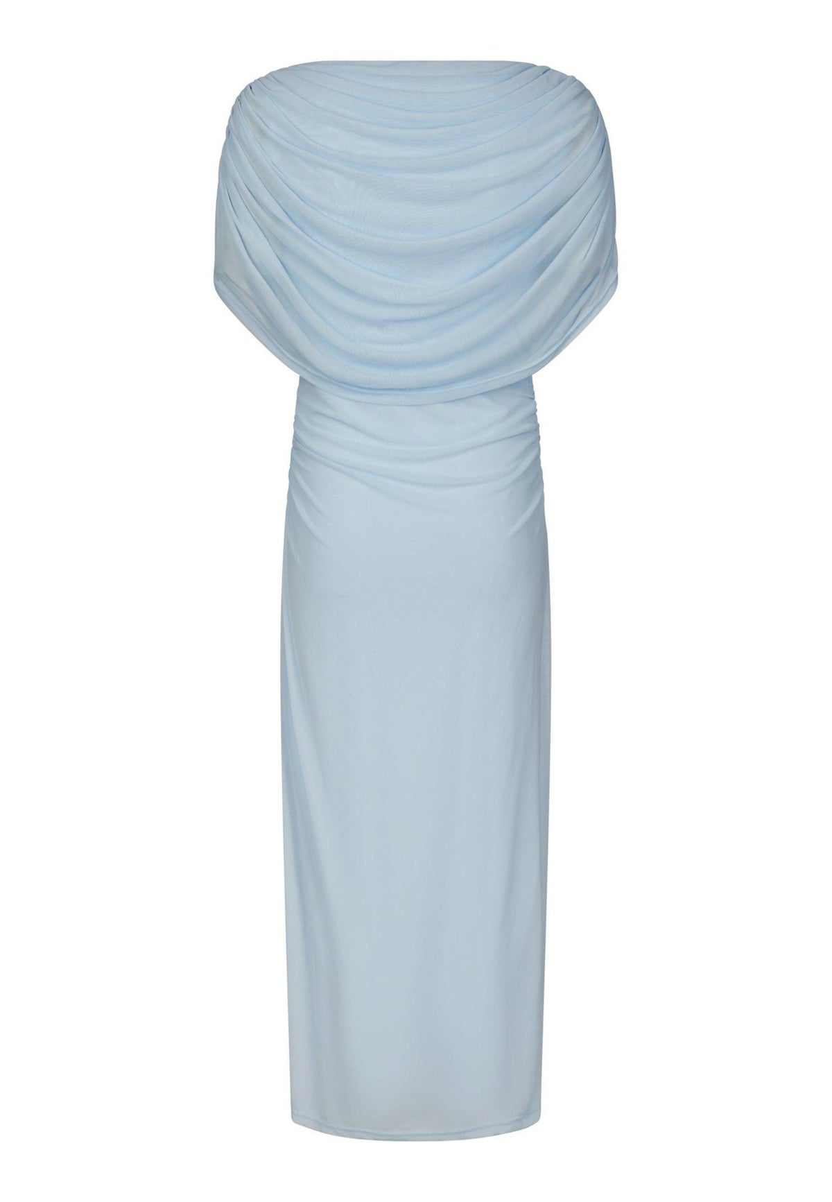170176 Fottuna Drape Mesh Dress_Light Blue_Packshot_0