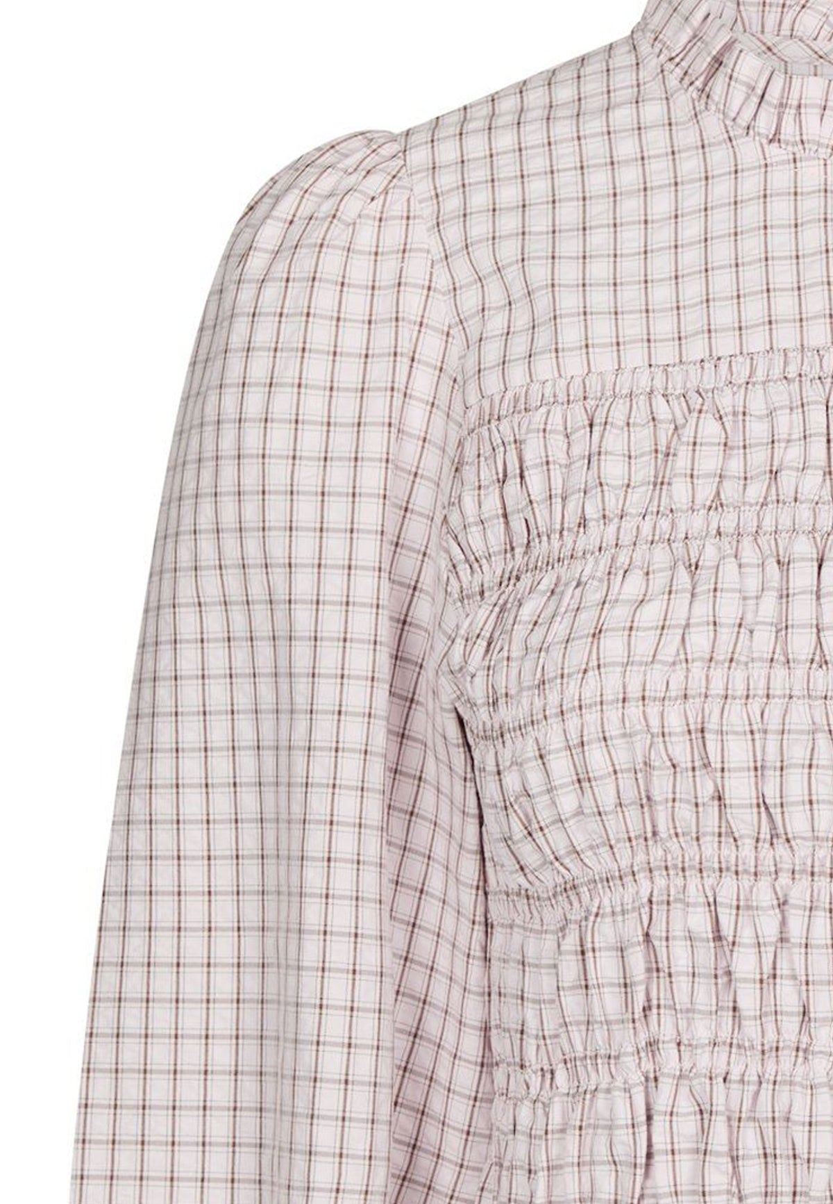170537 Dossa Mini Check Blouse_Light Pink_Packshot_1