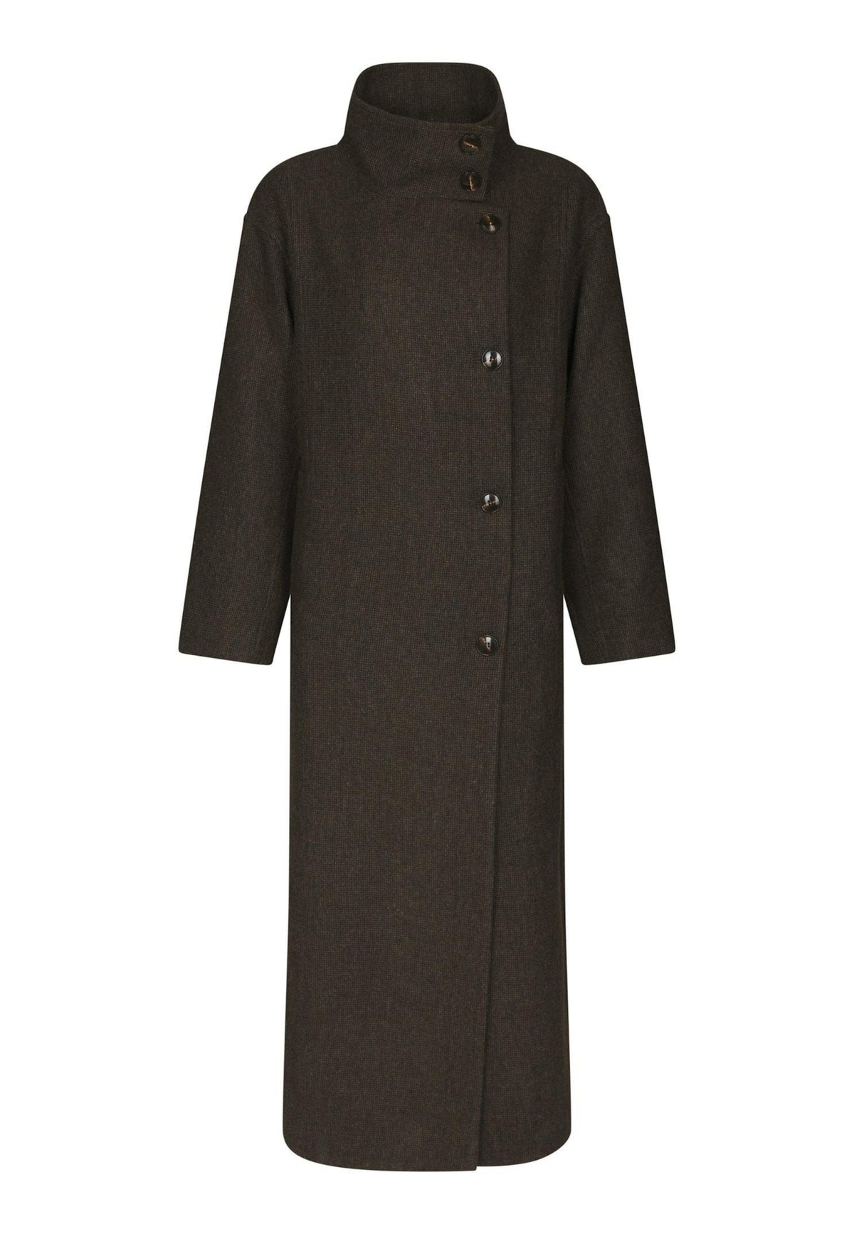 168540 Marcel Mini Check Coat_Brown_Packshot_0