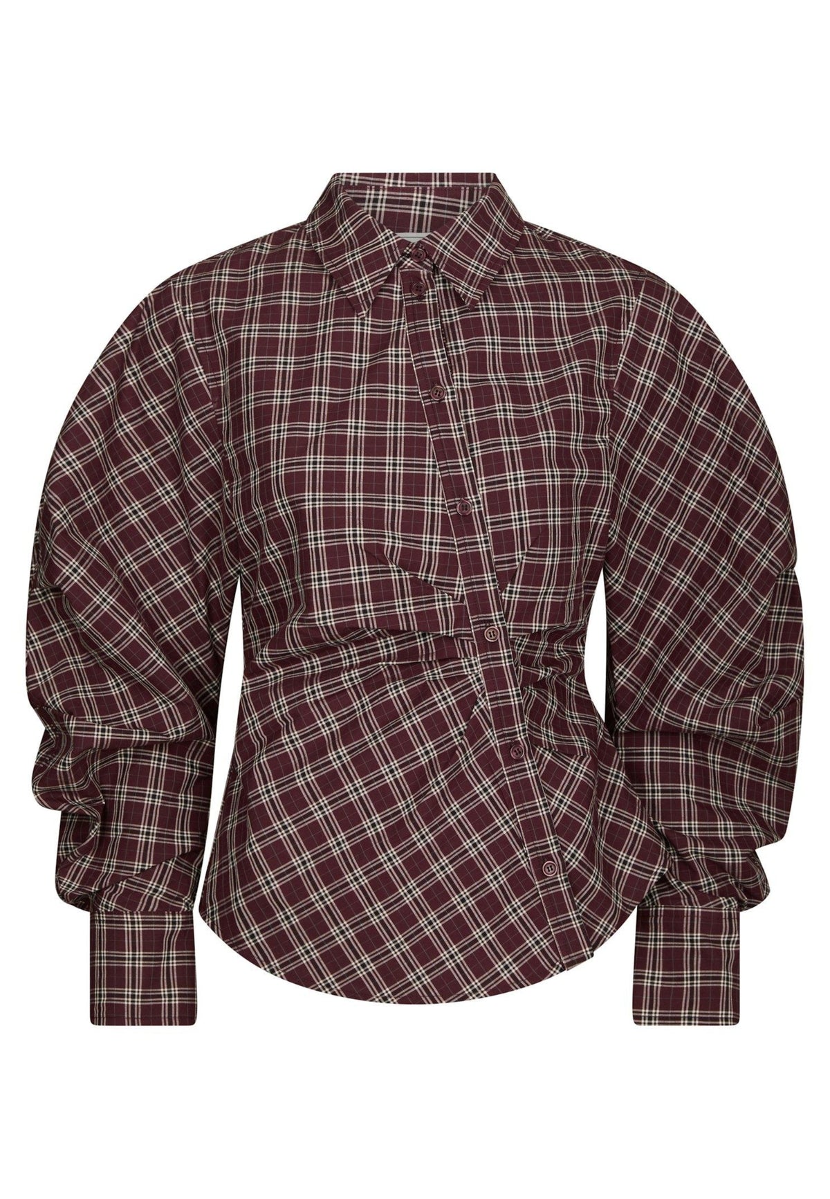 168377 Meoella Check Shirt_Plum_Packshot_0