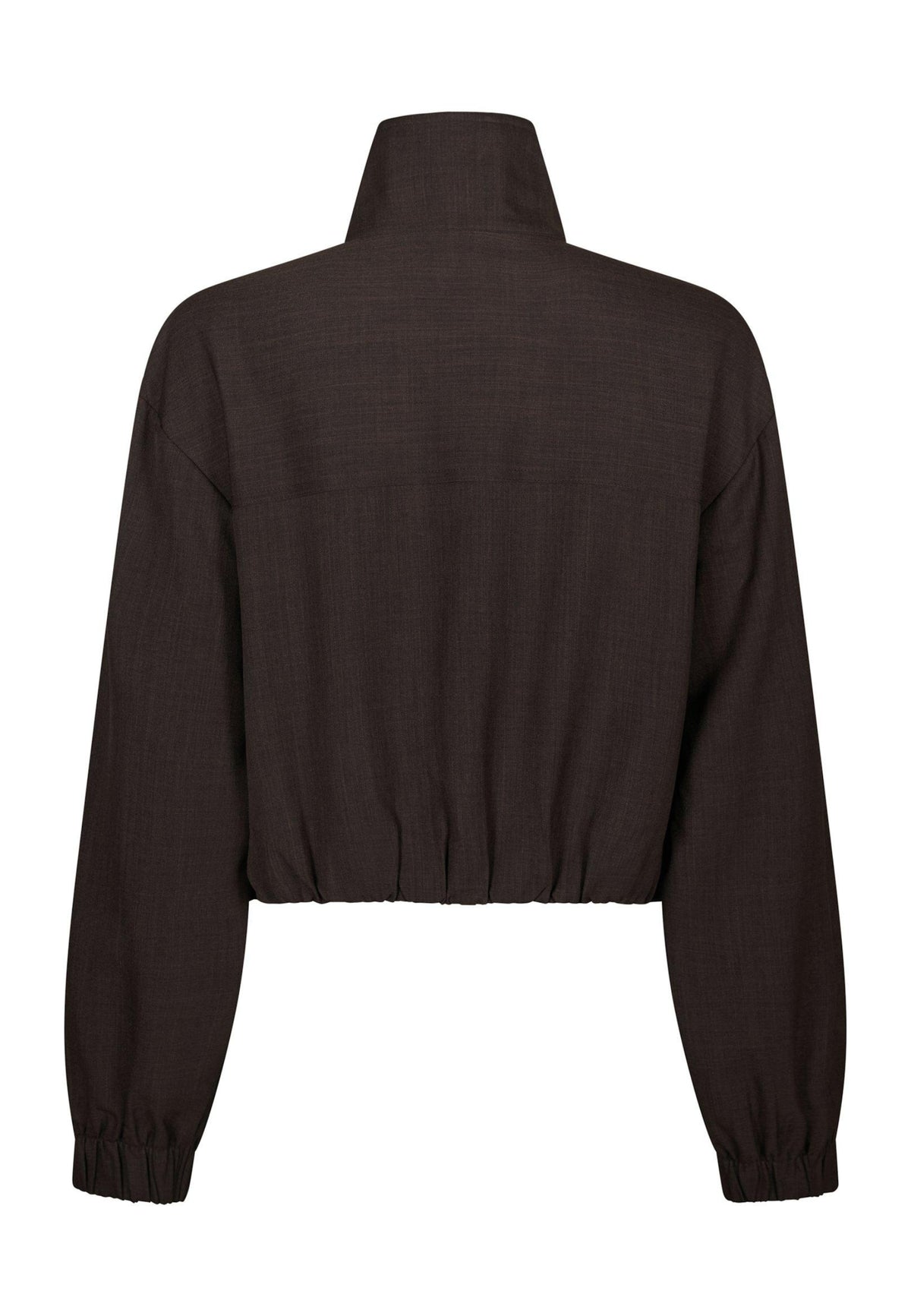 170819 Relicity Zip Blouse_Dark Brown_Packshot_1