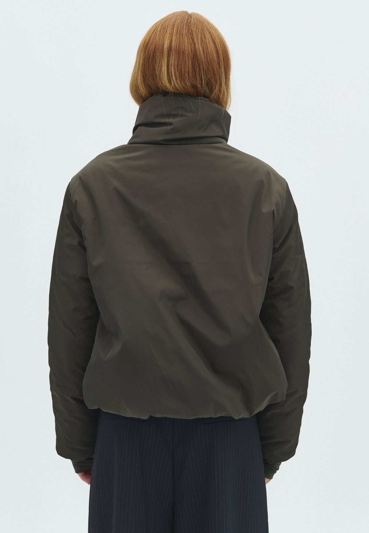 170035 Ona Clean Jacket_Dark Brown_Model_2