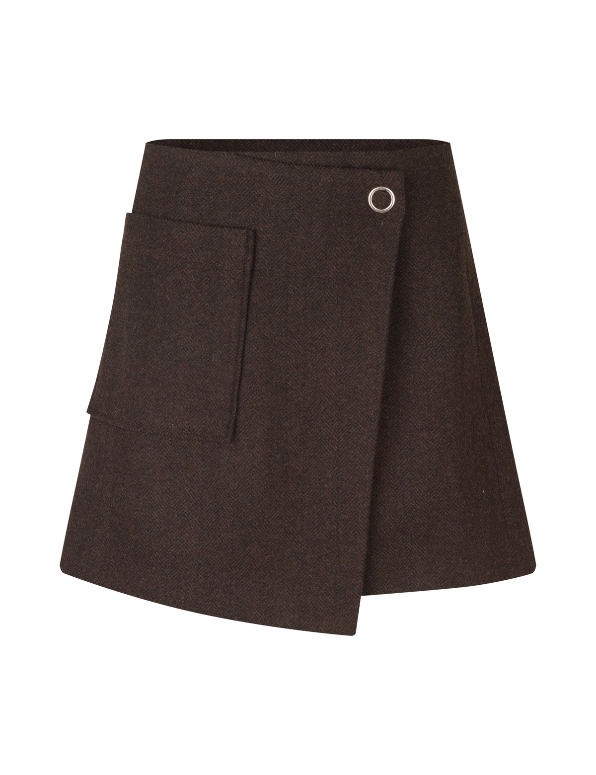 Keya-M_Brown Black Twill_Packshot_0