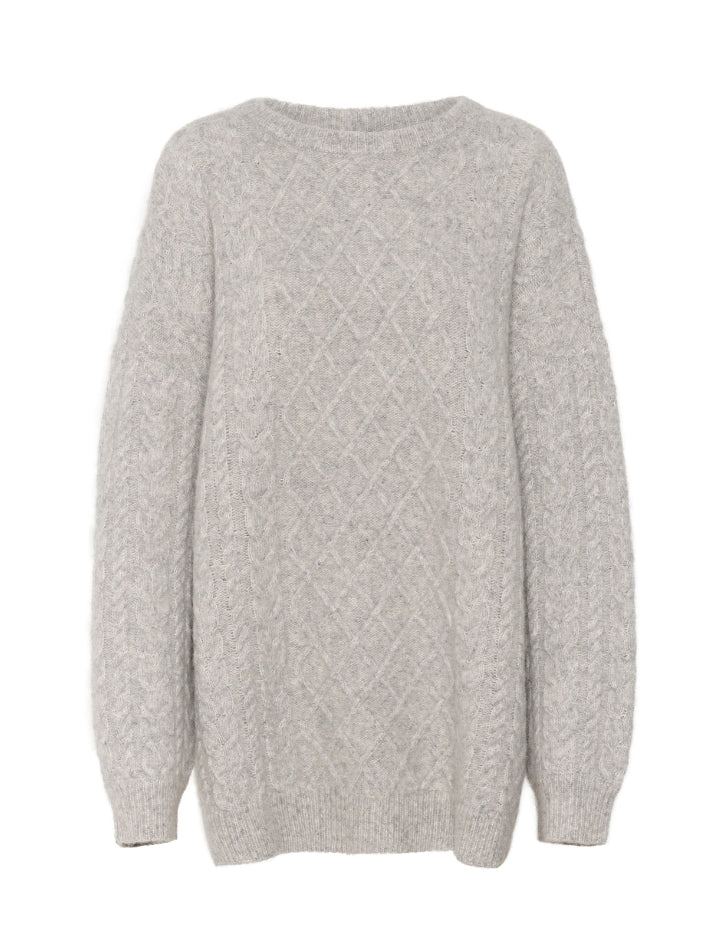 10909702 AdieGZ OZ Pullover_Grey Melange_Packshot_0