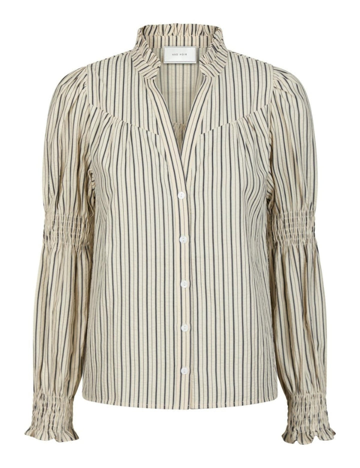 164669 Camilla Contrast Blouse_Creme_Packshot_0