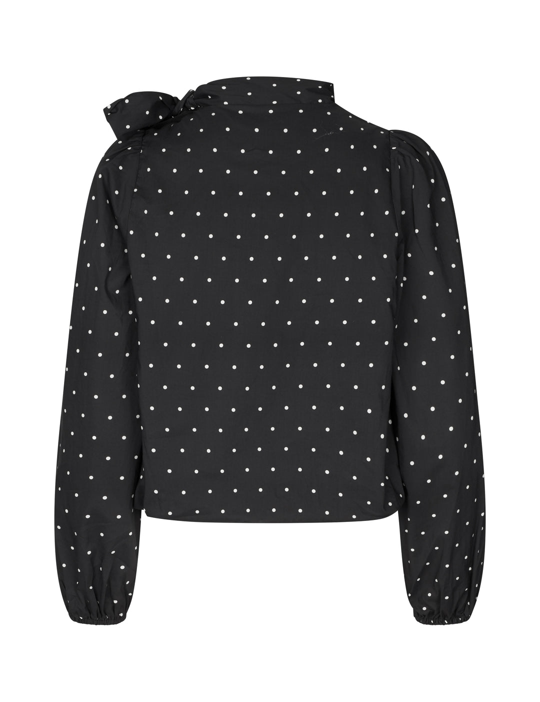 167100 Tedi Dot Blouse_Black_Packshot_1