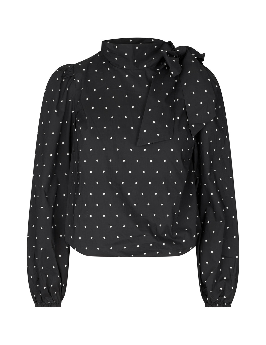 167100 Tedi Dot Blouse_Black_Packshot_0