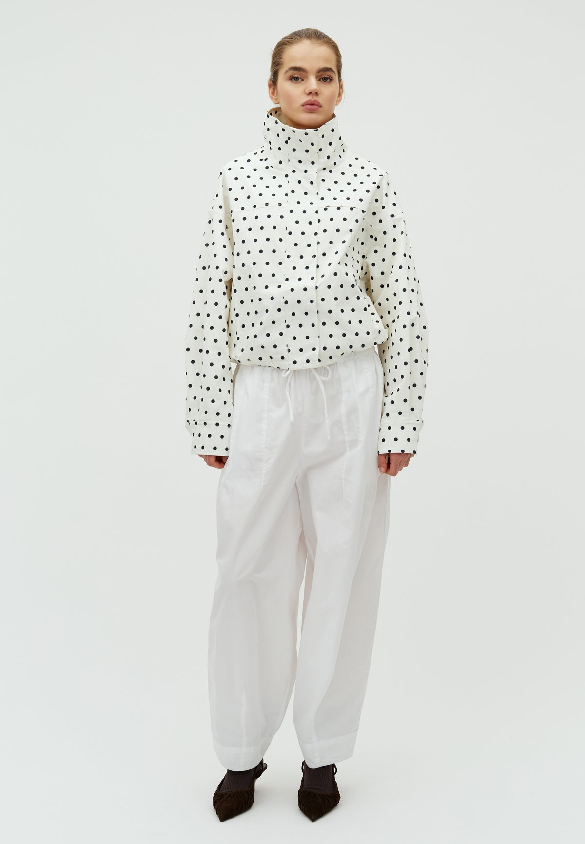 168926 Trina C Poplin Pants_White_Model_0