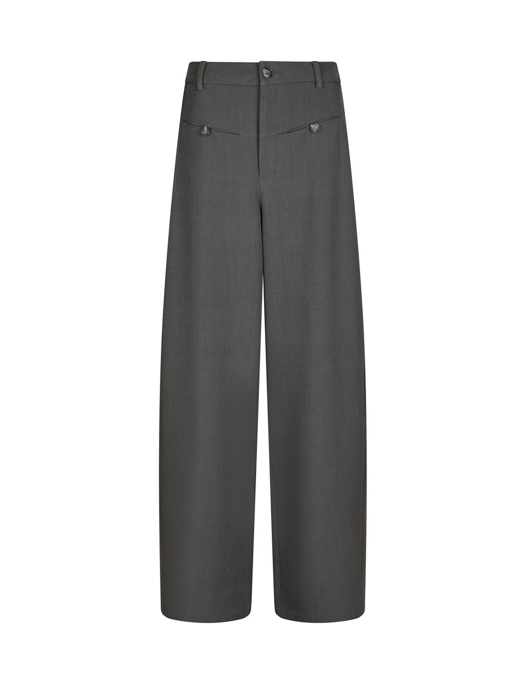 168647 Lassie Structure Pants_DARK GREY MELANGE_Packshot_0