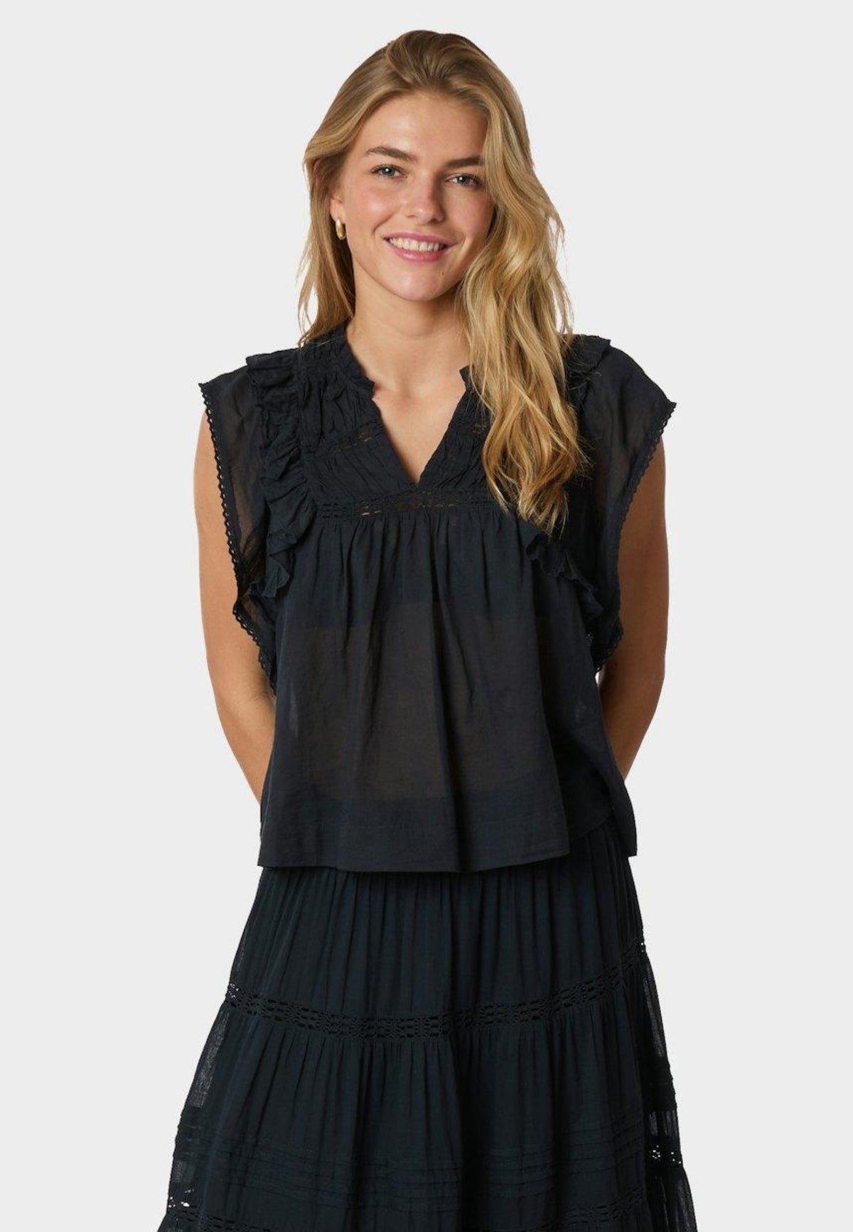 159881 Jayla S Voile Top_Navy_Model_0