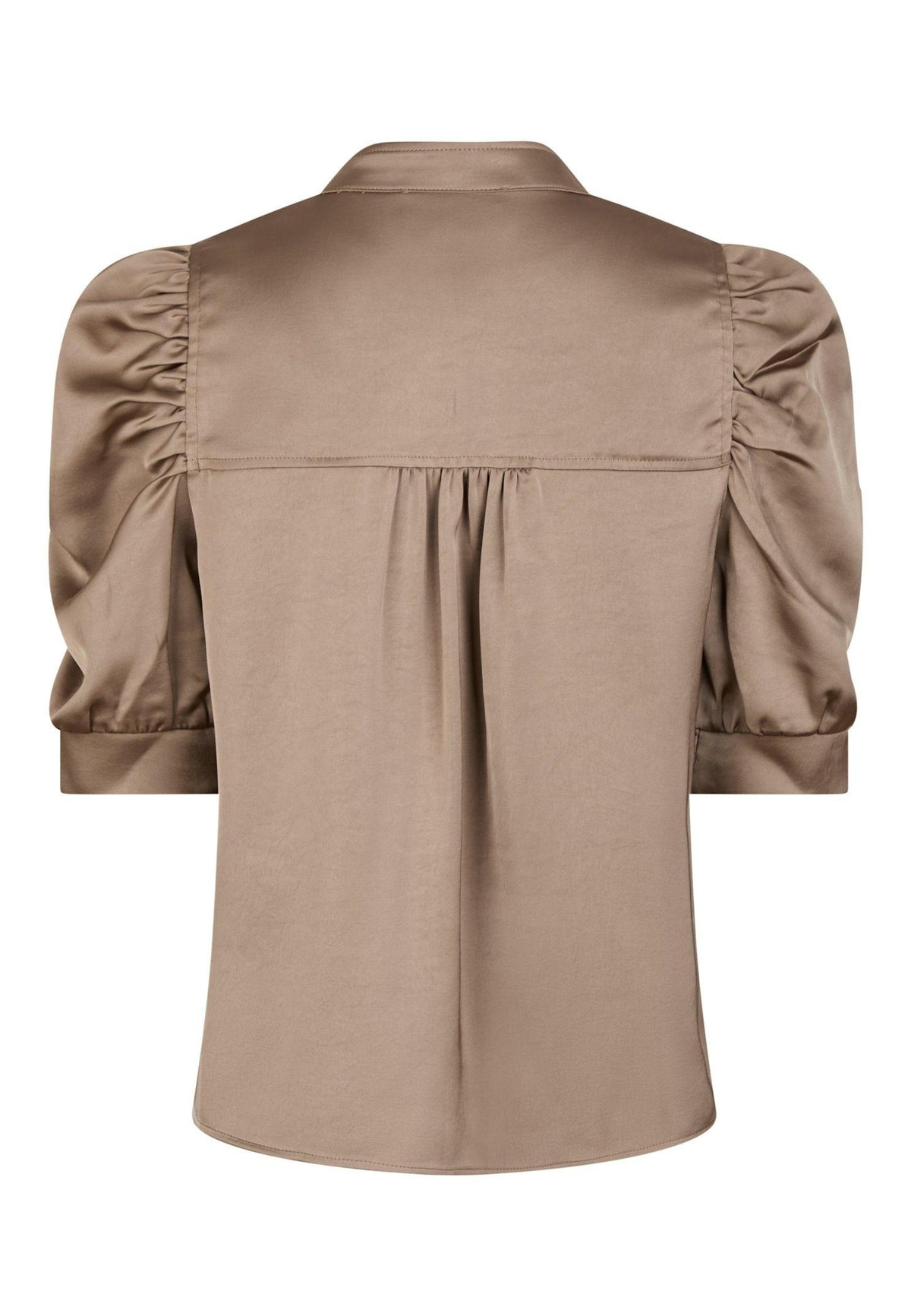 162590 Roella Heavy Sateen Blouse_Dark Taupe_Packshot_1