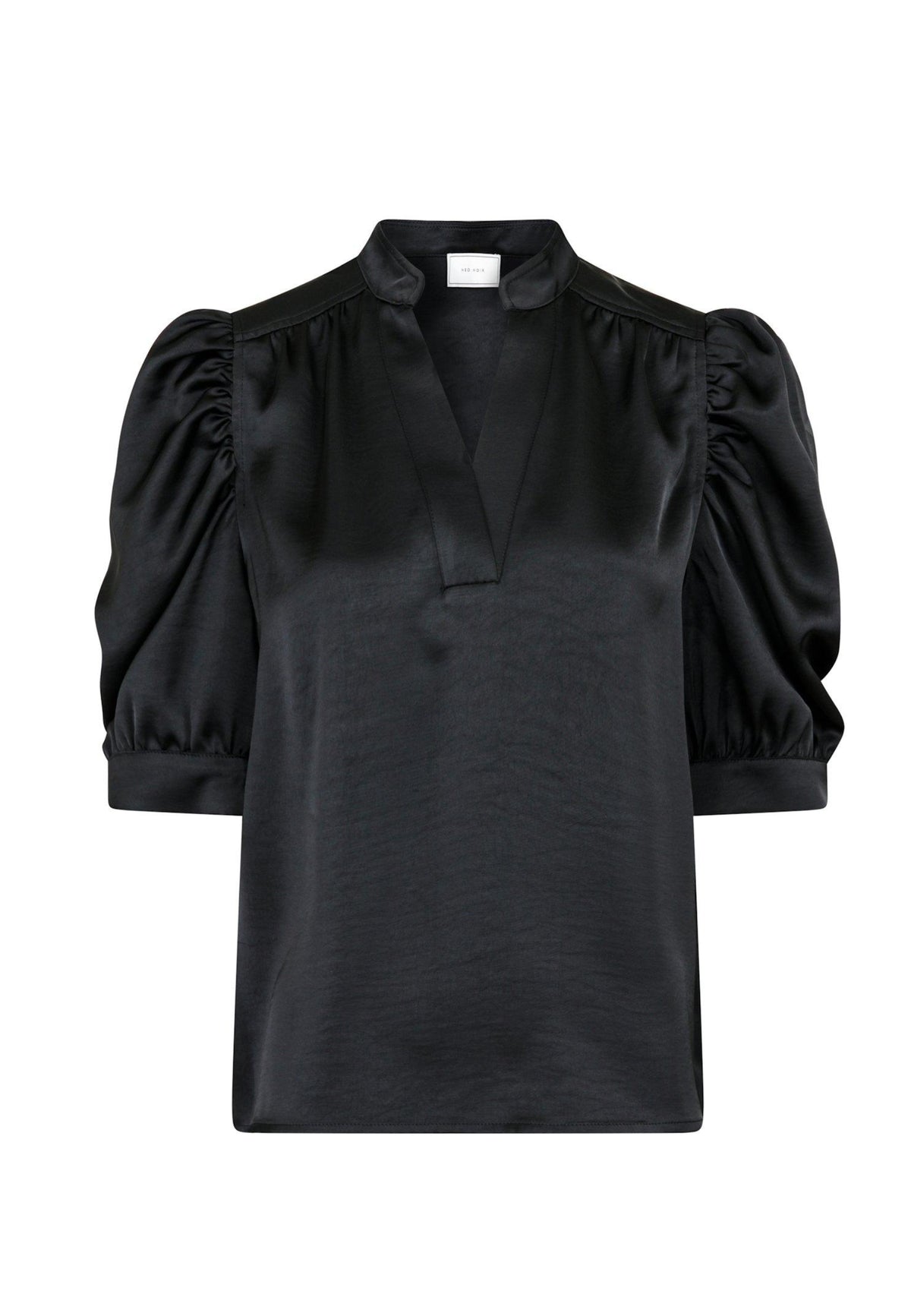 162590 Roella Heavy Sateen Blouse_Black_Packshot_0