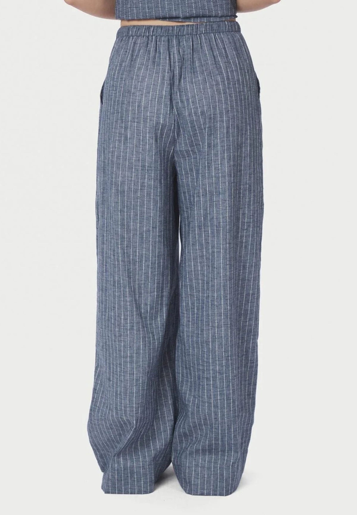 168372 Heifa Emb Stripe Pants_Blue_Model_3