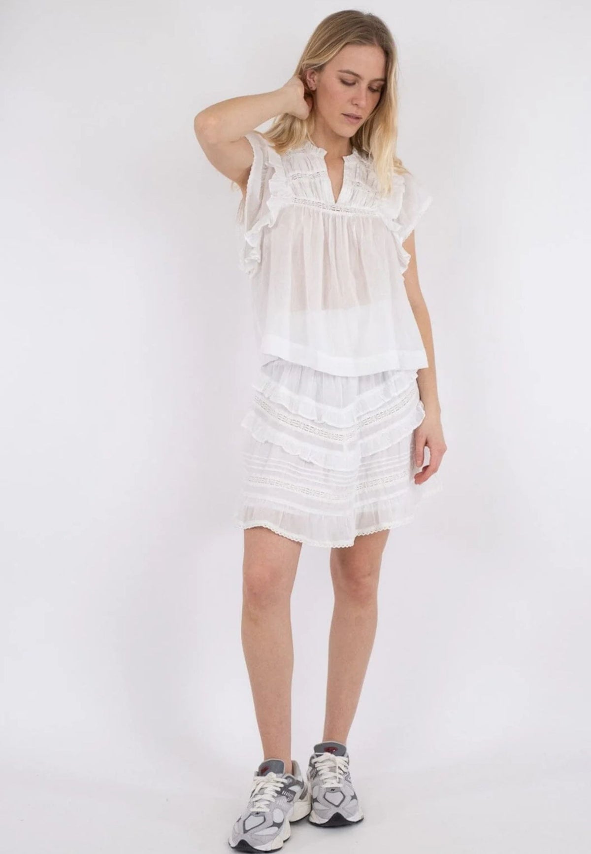 159881 Jayla S Voile Top_White_Model_1