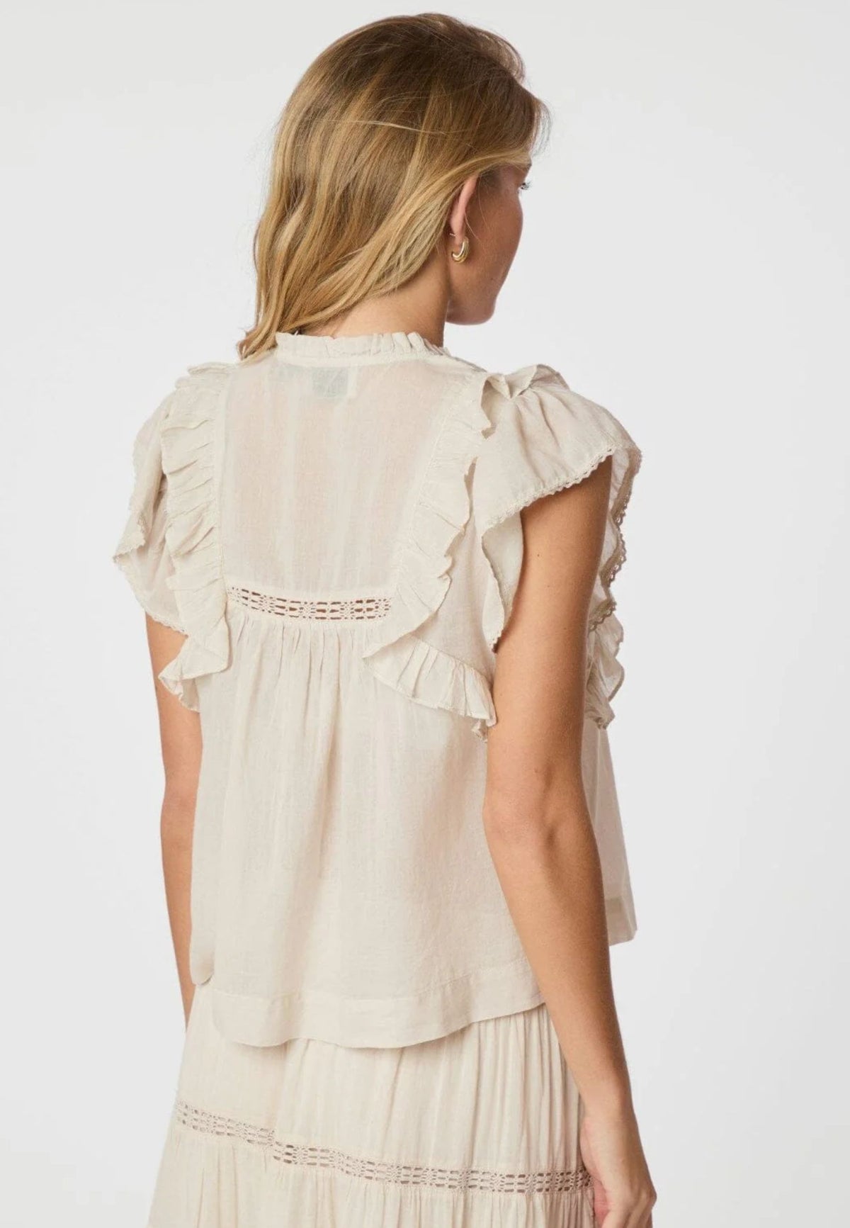 159881 Jayla S Voile Top_Ivory_Model_2