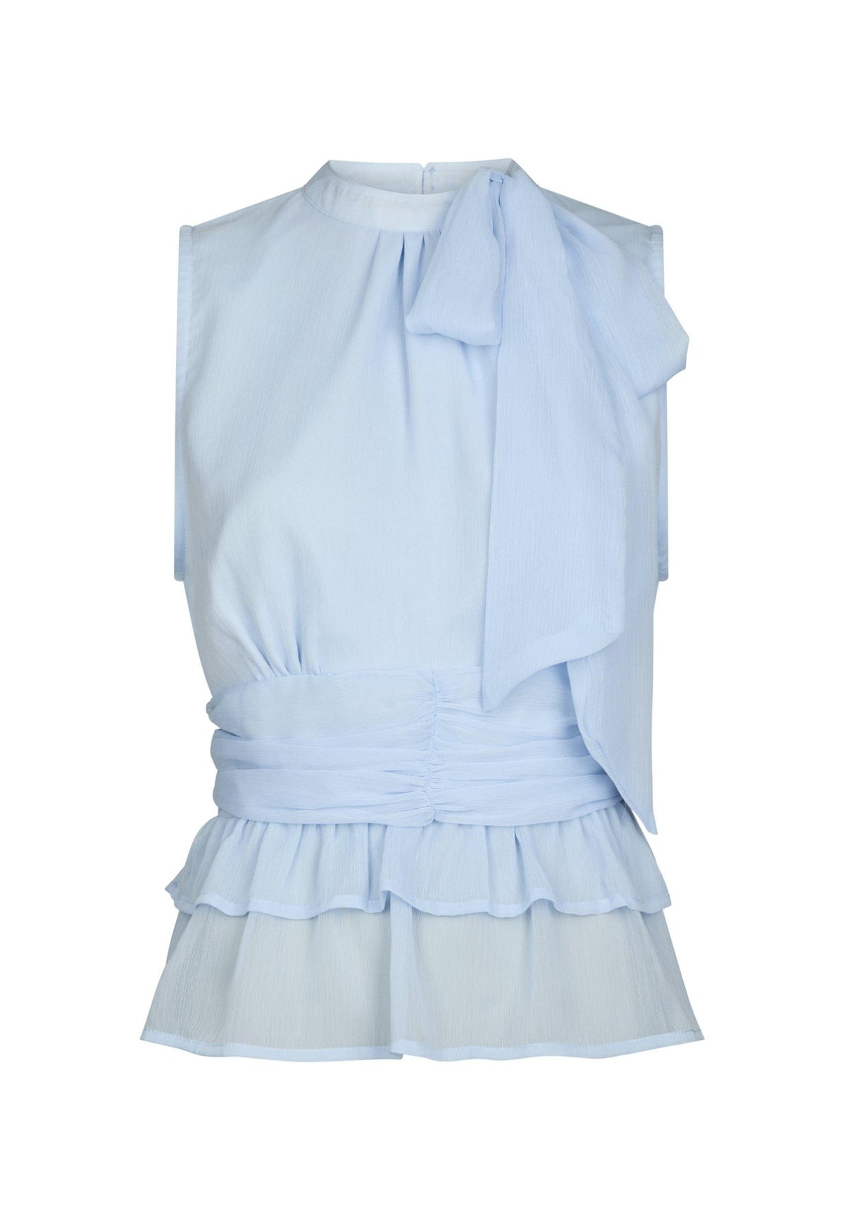167449 Mansol Solid Chiffon Top_Light Blue_Packshot_0