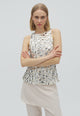 169172 Relina Flower Sequins Top_Creme_Model_0