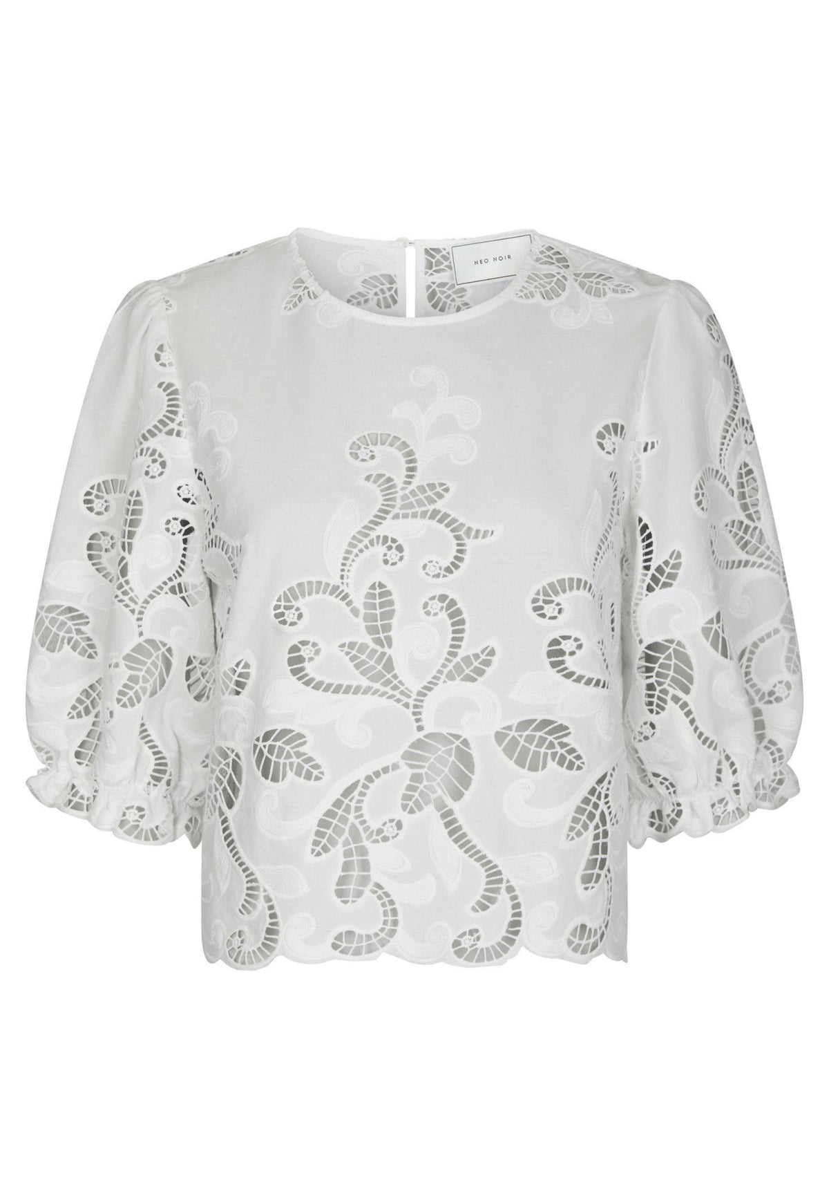 167834 Fia Embroidery Blouse_White_Packshot_0