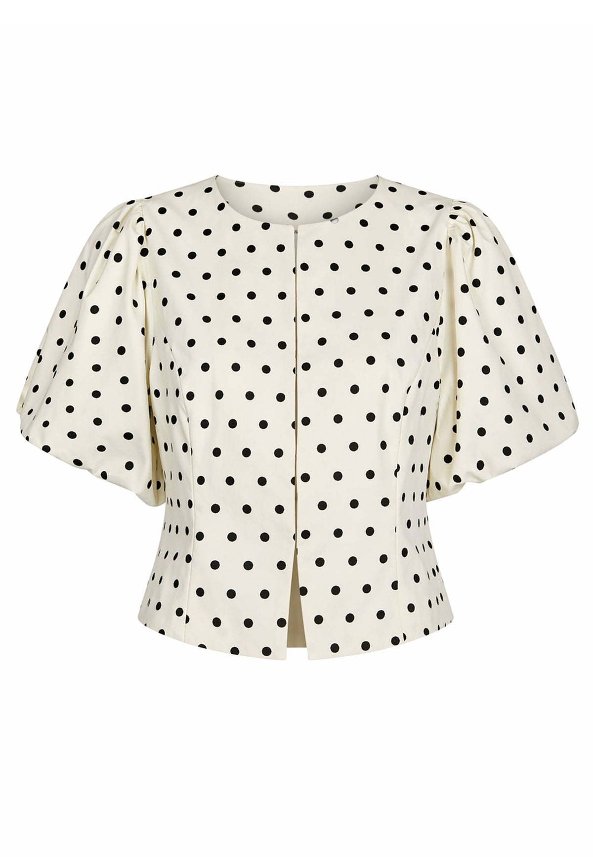 169676 Panela Dot Blouse_White_Packshot_0