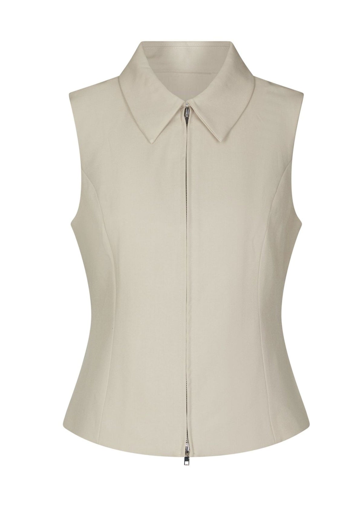 165836 Innabella Structure Waistcoat_Creme_Packshot_0