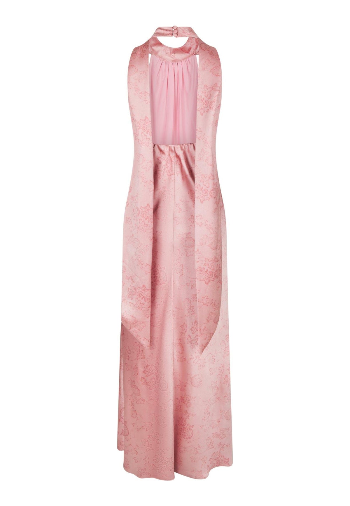 168367 Fiona Pattern Satin Dress_Light Pink_Packshot_1