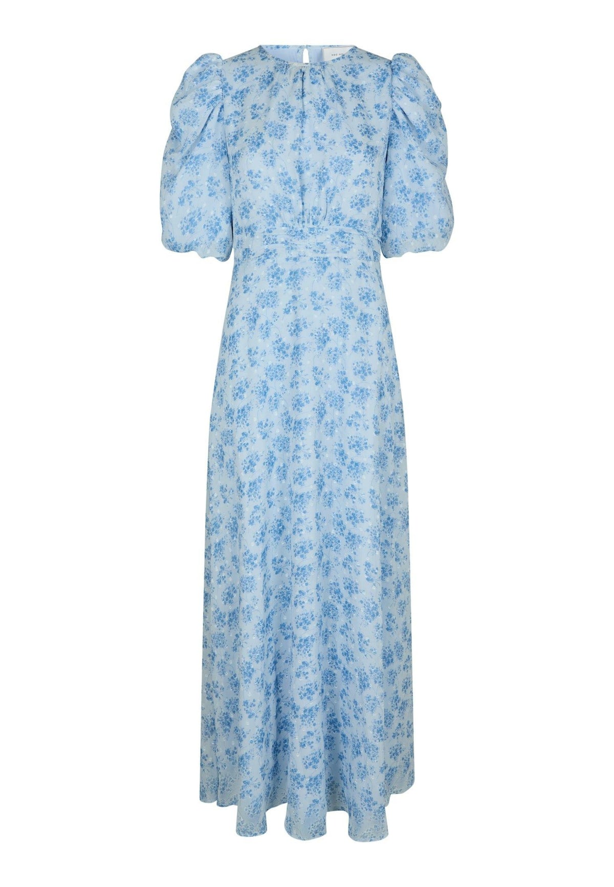 167915 Kikka Chiffon Flower Dress_Light Blue_Packshot_0