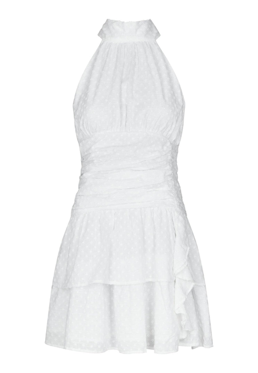 170002 Imaris Dobby Dress_White_Packshot_0