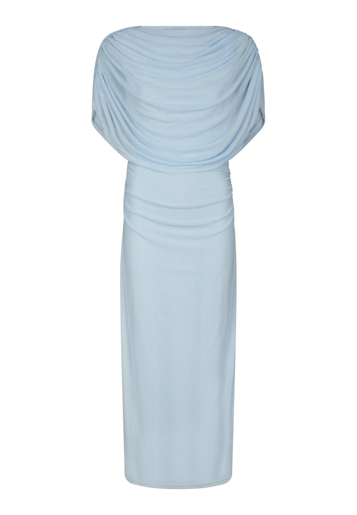 170176 Fottuna Drape Mesh Dress_Light Blue_Packshot_1