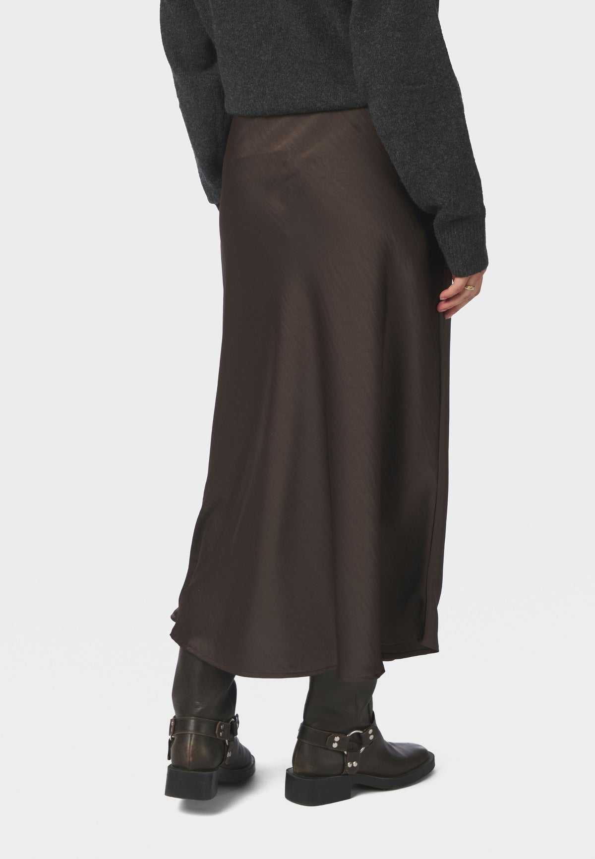 157755 Bovary Skirt_Dark Brown_Model_3