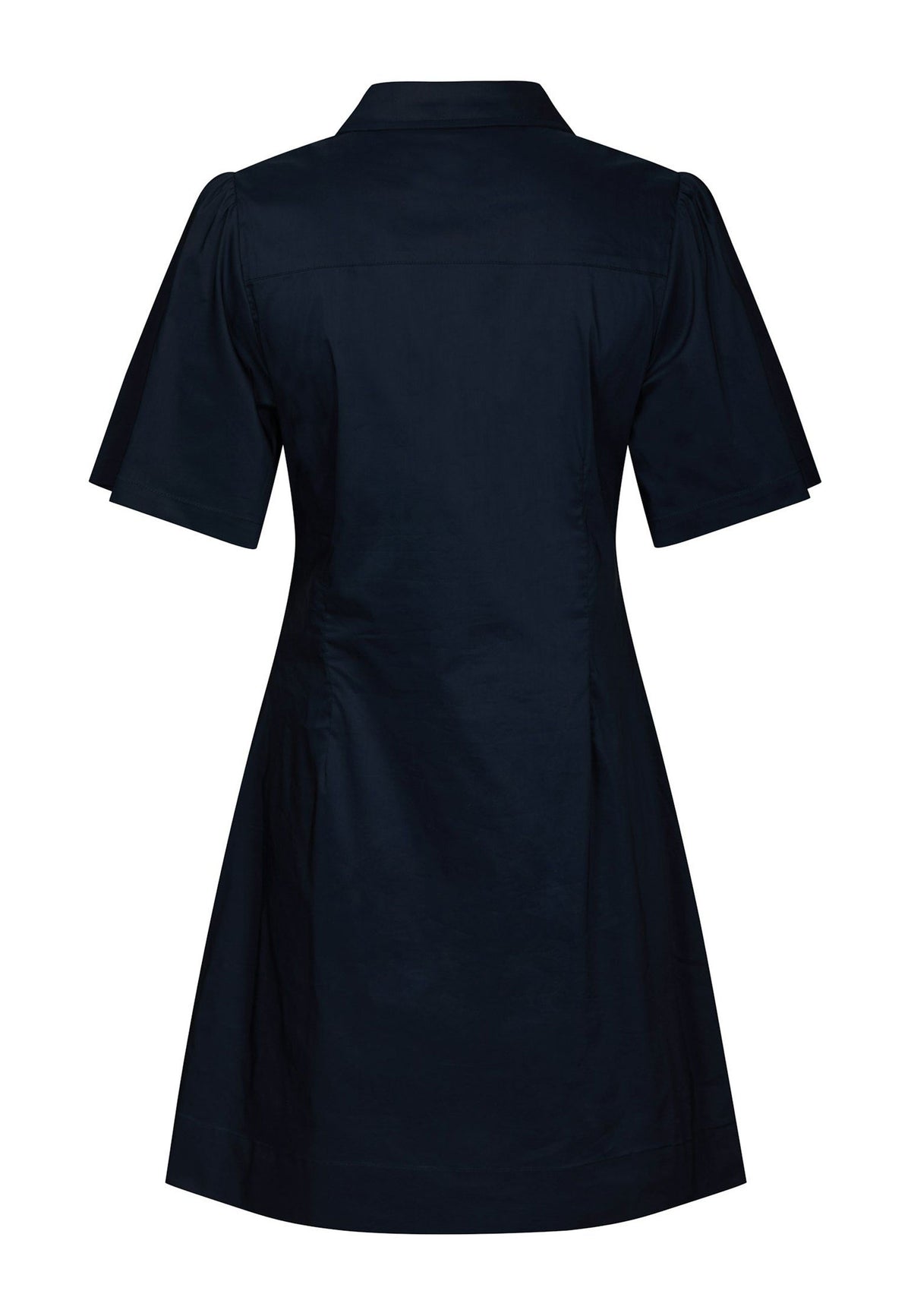 167584 Bentha Poplin Dress_Navy_Packshot_1