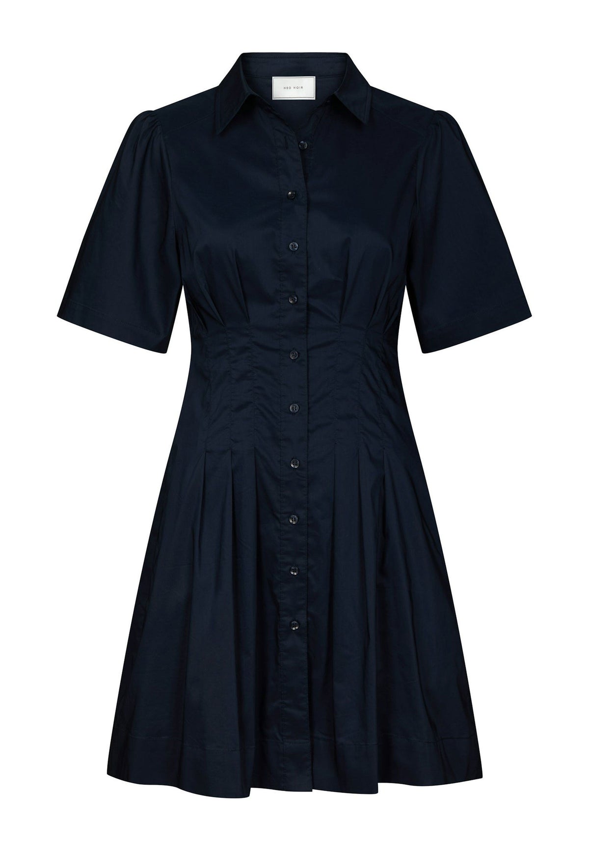 167584 Bentha Poplin Dress_Navy_Packshot_0